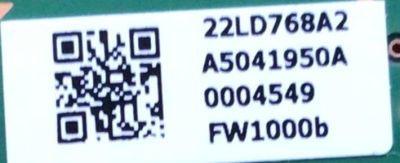 LED DRIVER PARA TV SONY BRAVIA / NUMERO DE PARTE A5041950A / 101376211 / A-5041-950-A / 1-013-762-11 / 22LD768A2 / PANEL YDCS085MDU02 / DISPLAY T850QVN03.L / MODELO XR-85X95K / XR85X95K - Imagen 3